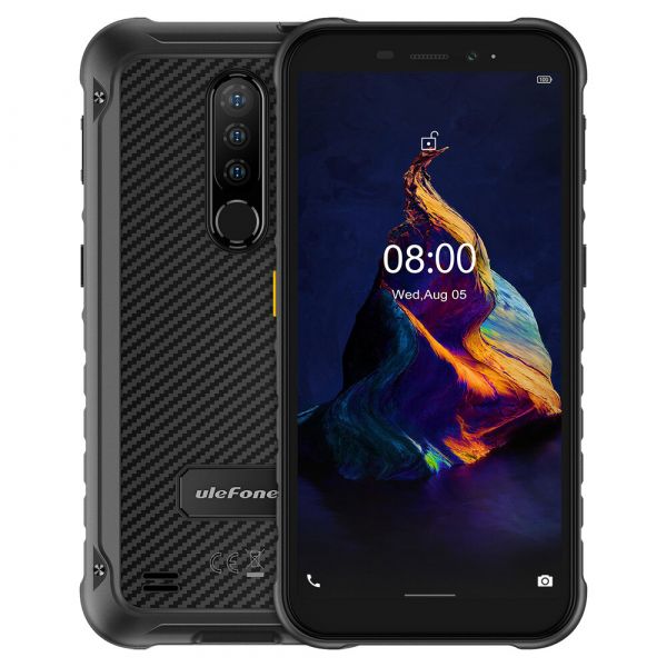 Smartphone Ulefone Armor X8 4G Android 10 à prova d'água 5,7 polegadas 4GB Ram 64GB